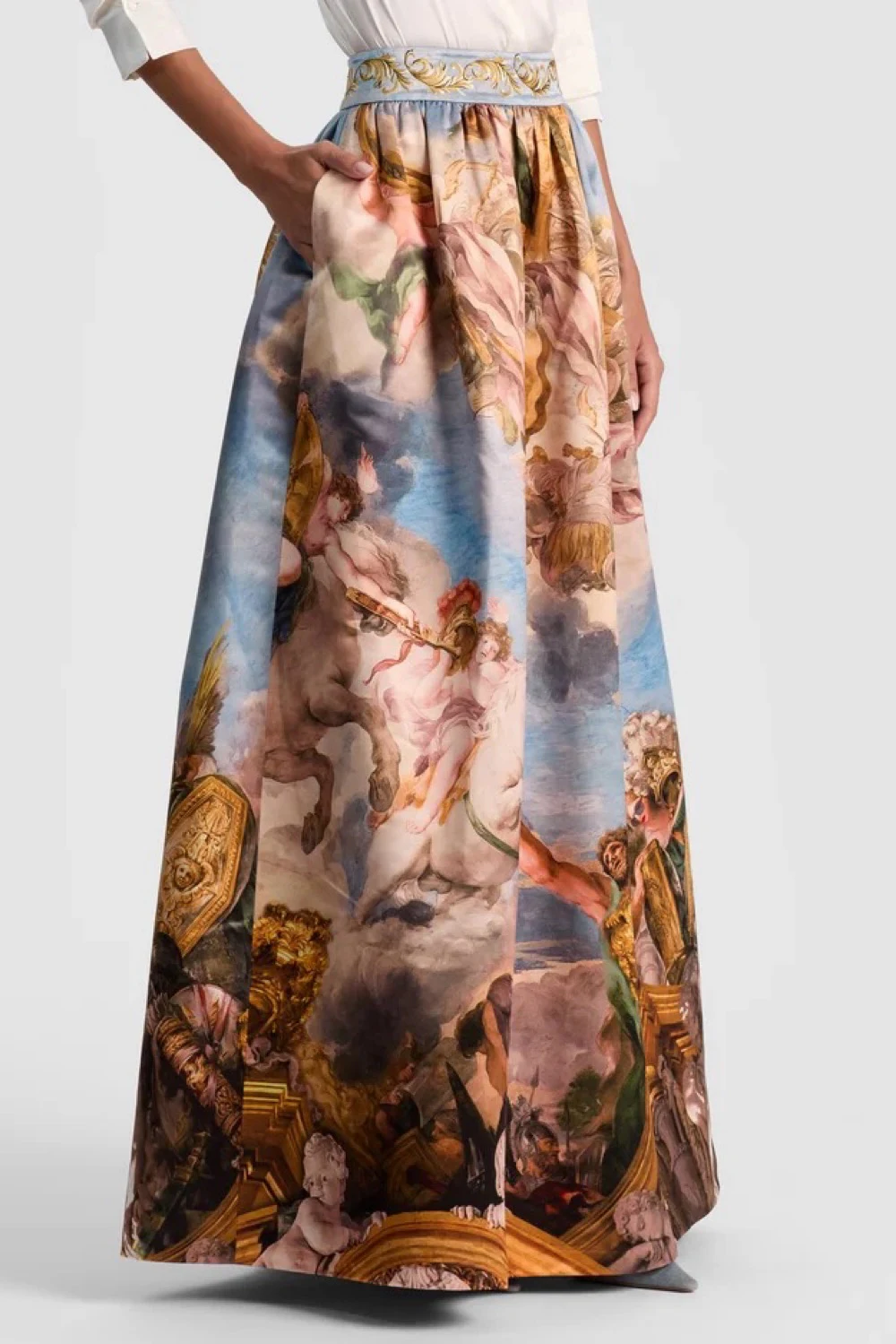 Rent Alice + Olivia Multicolour Skirt UK 12 | By Rotation UK