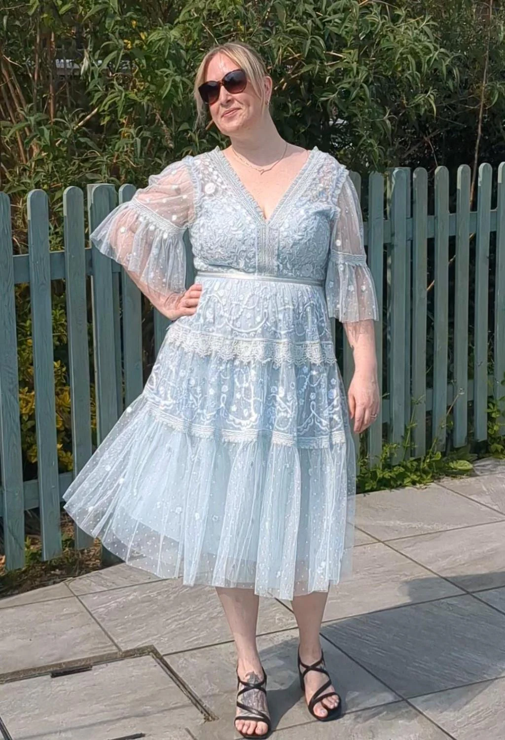 chinese dress ladies Celestia Ribbon Bodice Ankle Gown