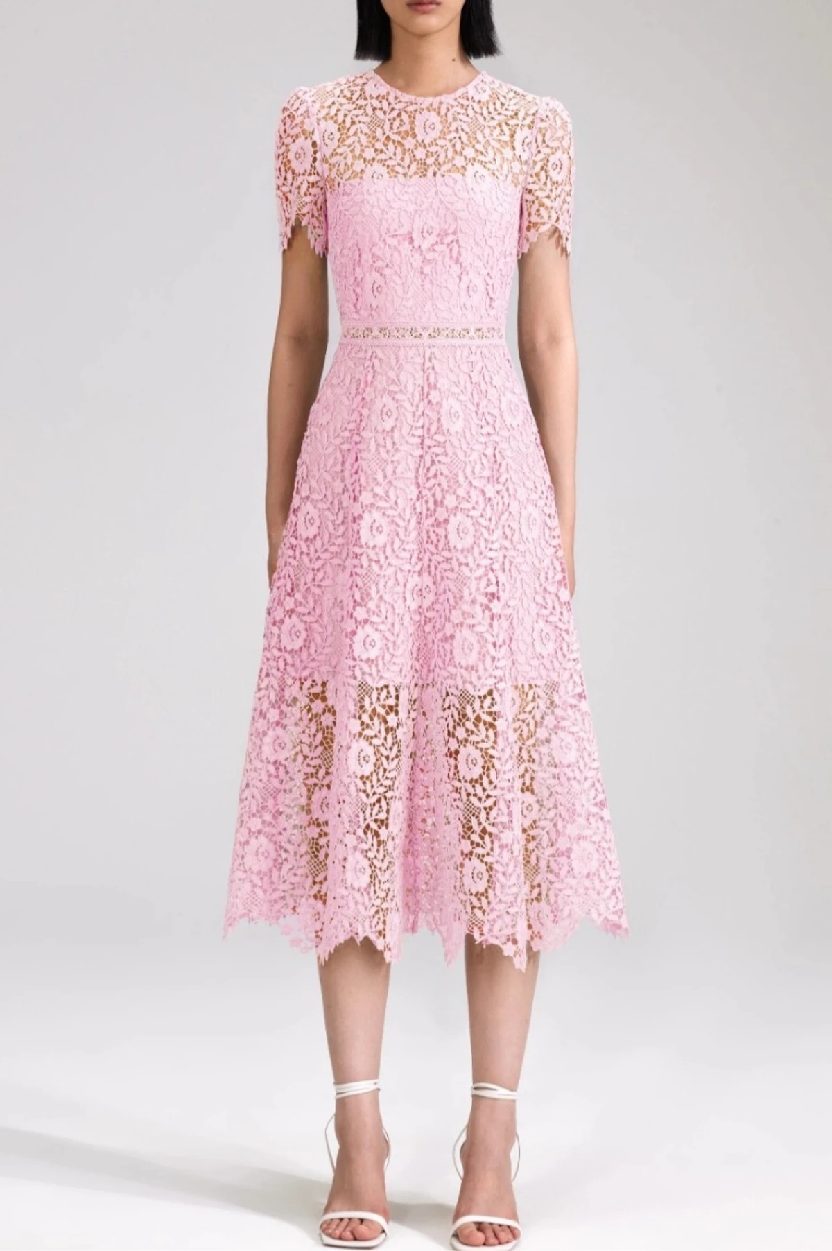 By Rotation Dresses Rent Self-Portrait Pink Dress UK 6 | By Rotation UK