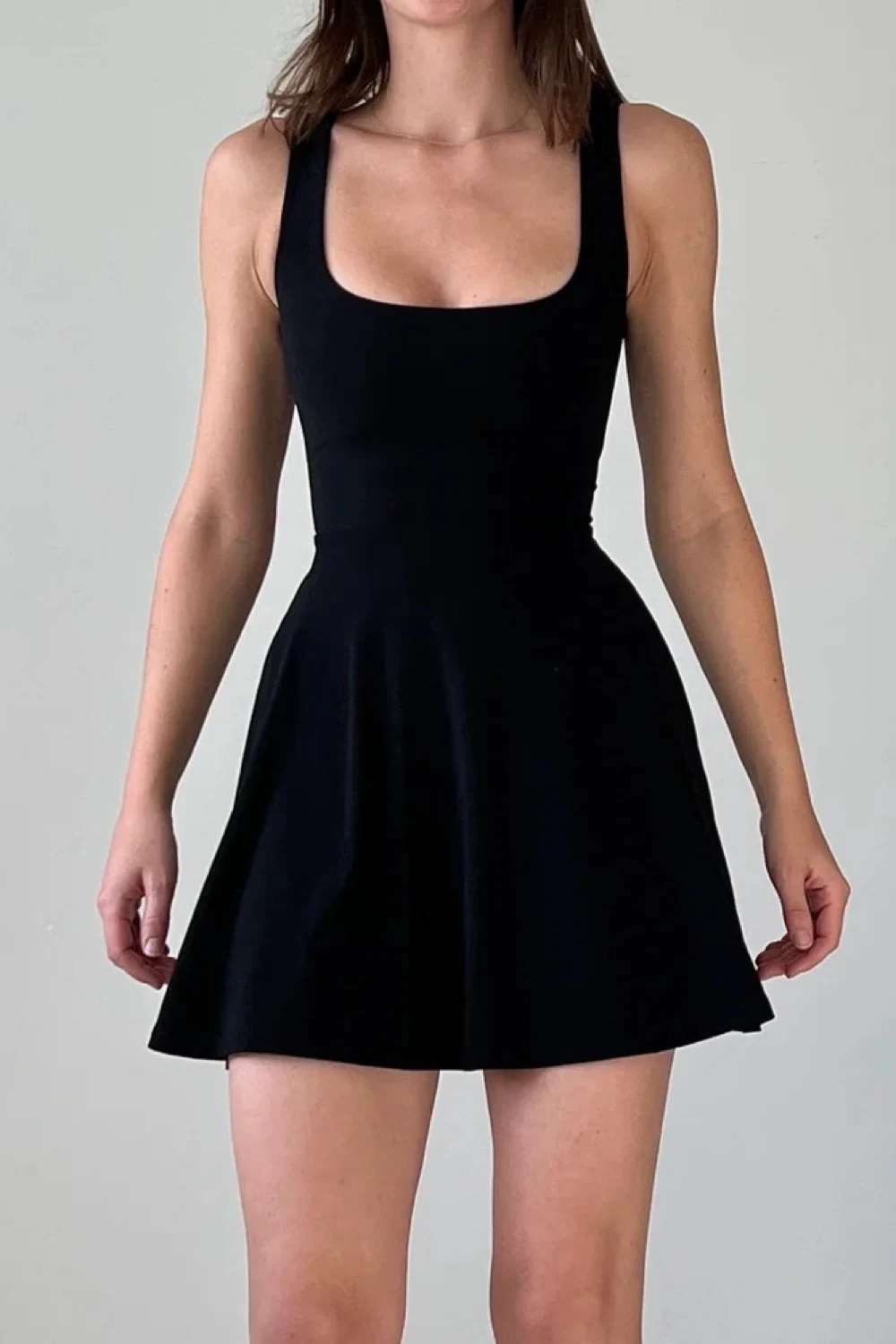 knee length dresses for ladies Juni Mini Dress – SIMKHAI main image 1