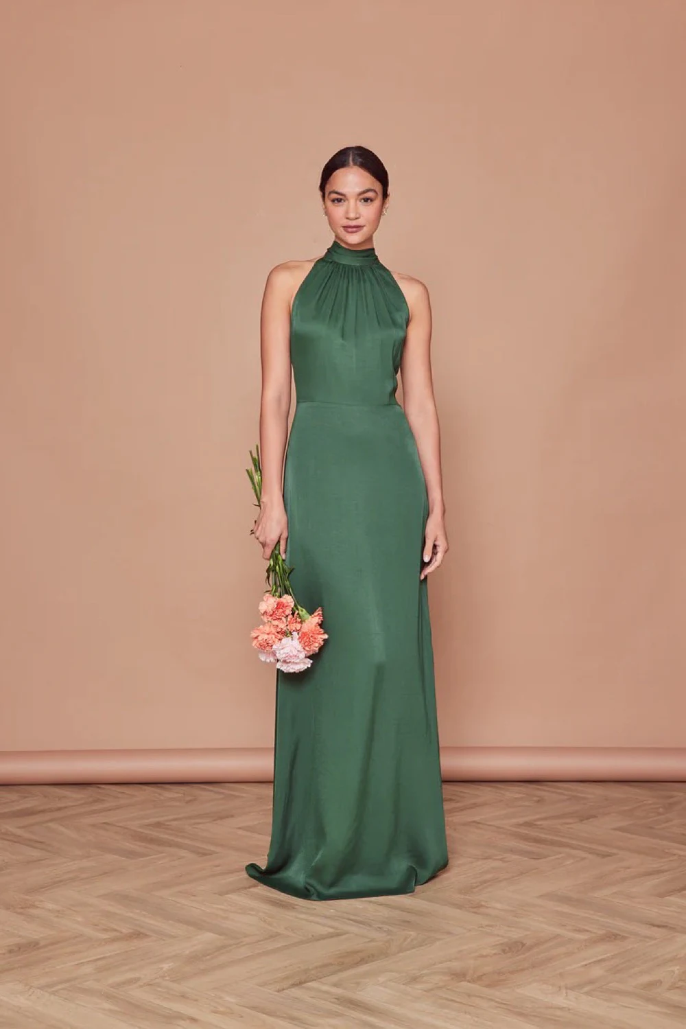 Rent Maids To Measure Green Dress UK 8 | By Rotation UK