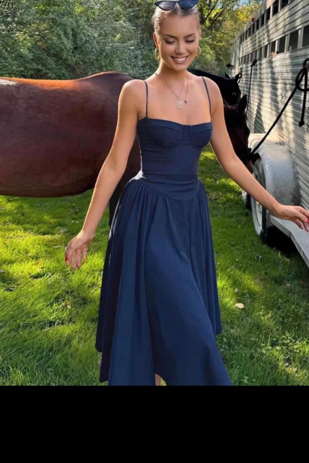 samaria french navy corset dress House of CB | Dresses | House Of Cb Samaria French Navy Corset Sundress