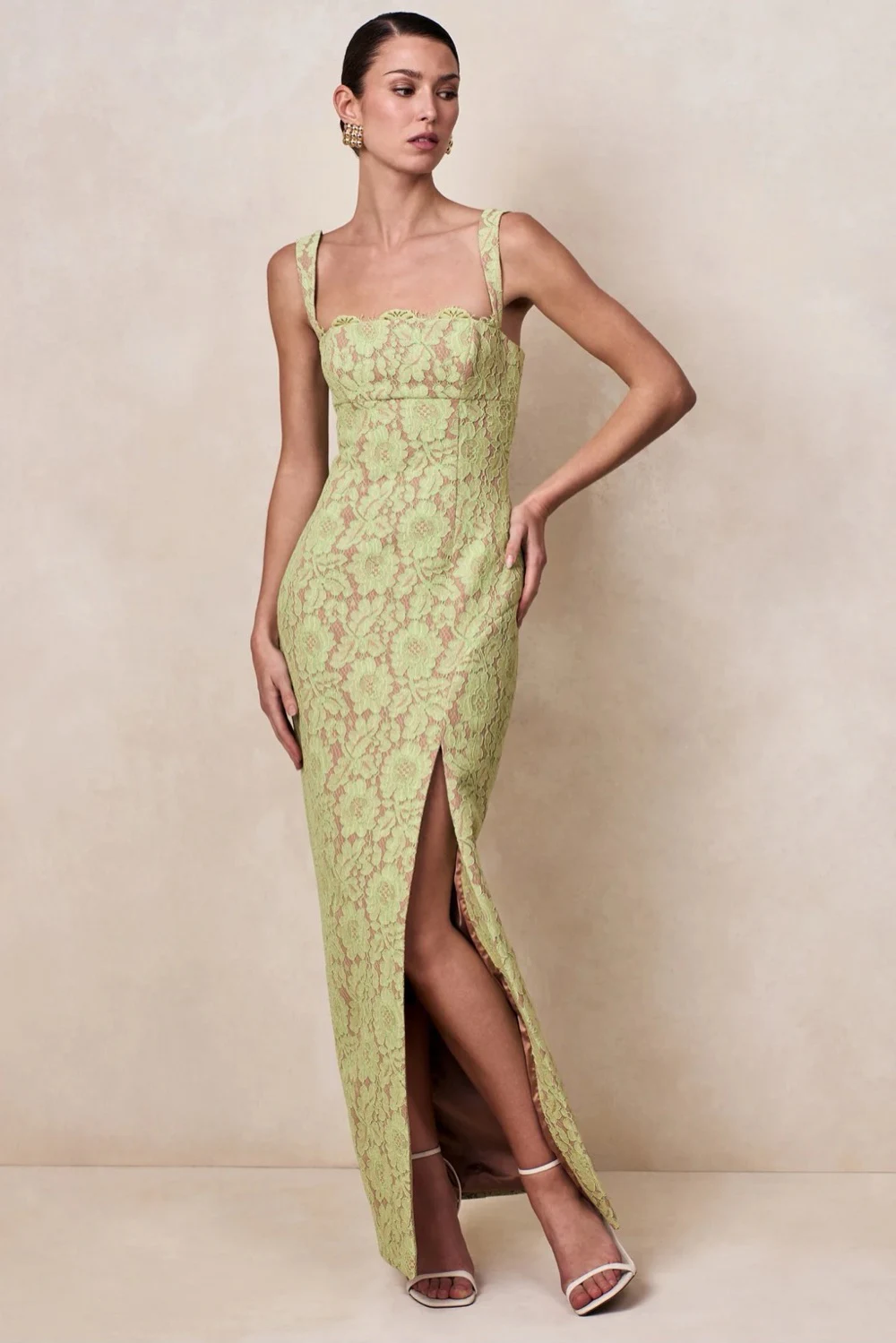 Rent Club L London Green Dress UK 10 | By Rotation UK