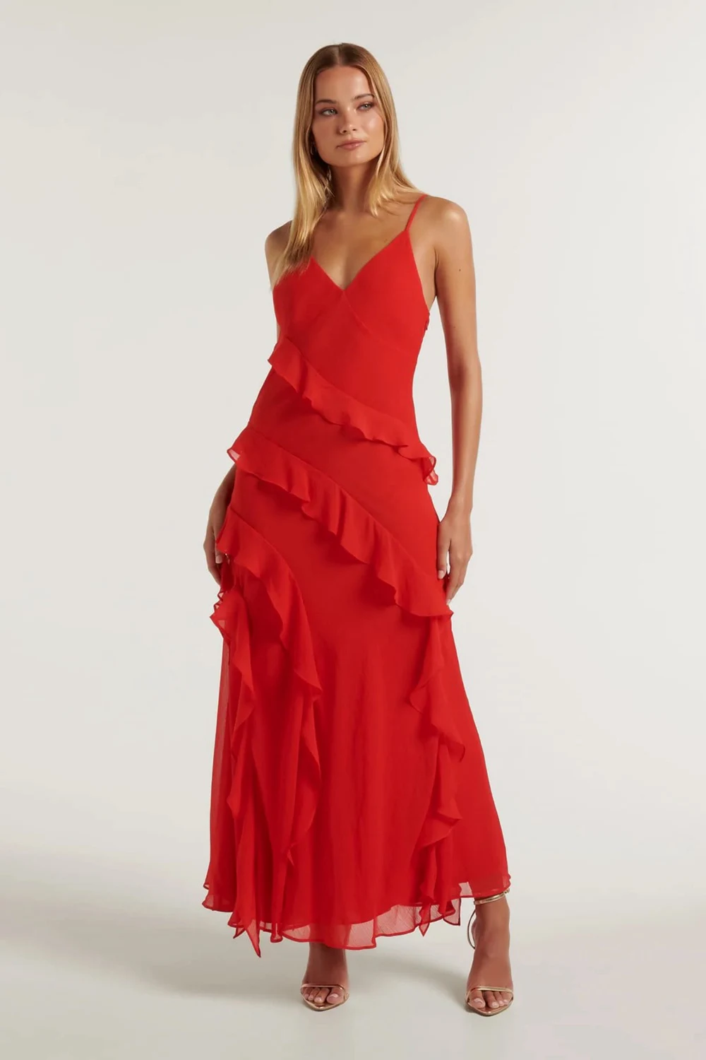 Rent Forever New Red Dress UK 10 | By Rotation UK