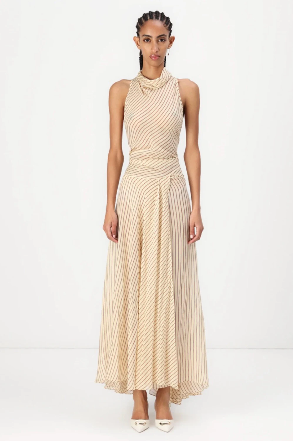 Rent Bec And Bridge Beige Dress UK 8 | By Rotation UK