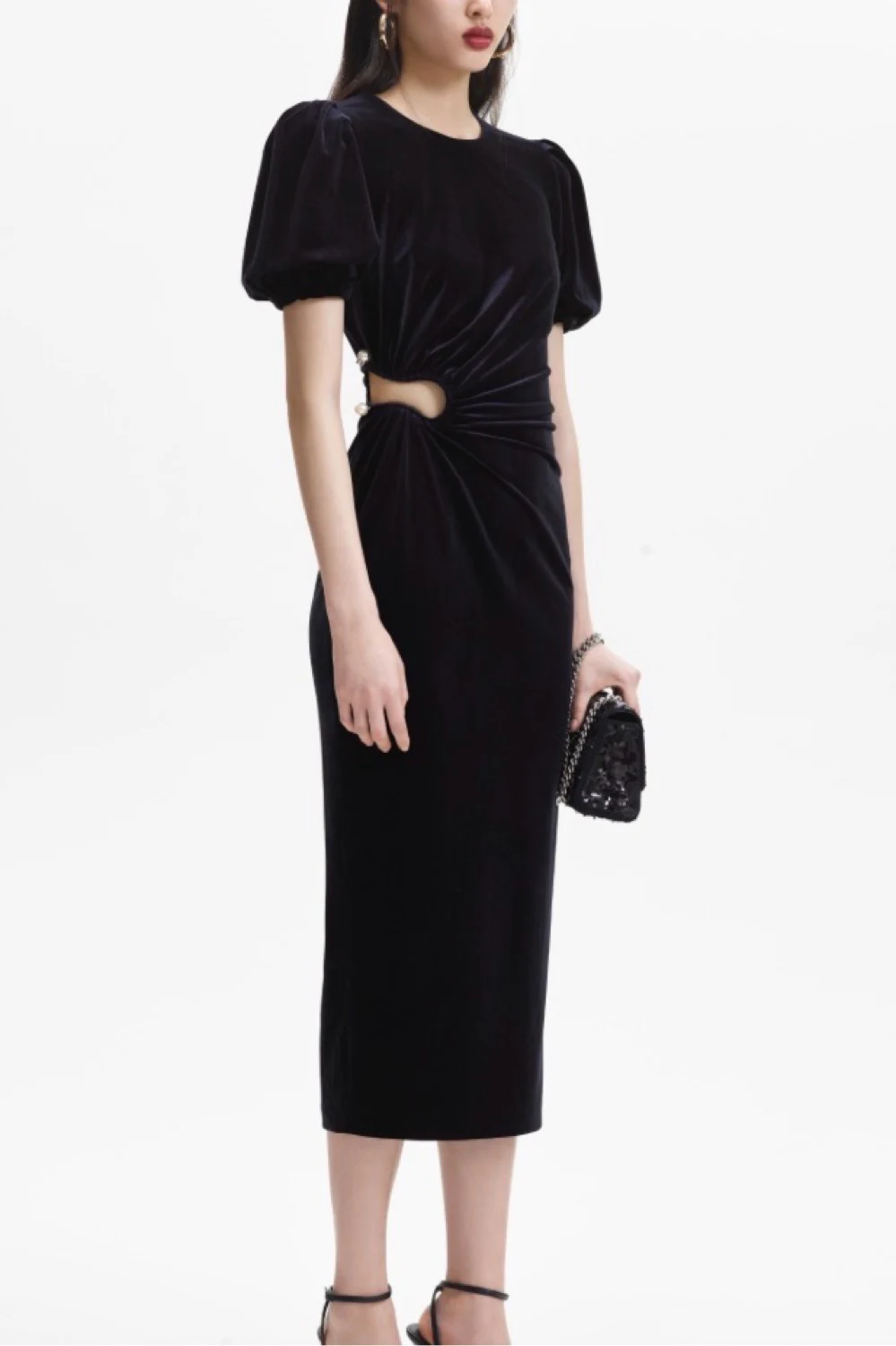 Rent Self-Portrait Black Dress UK 6 | By Rotation UK