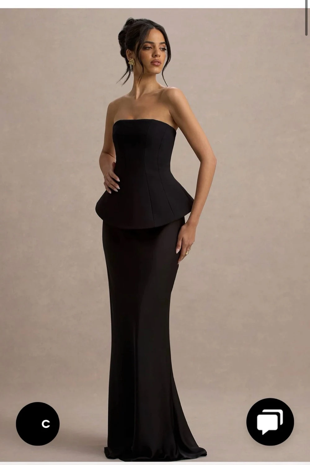 club london dresses black Rent Club L London Black Dress UK 8