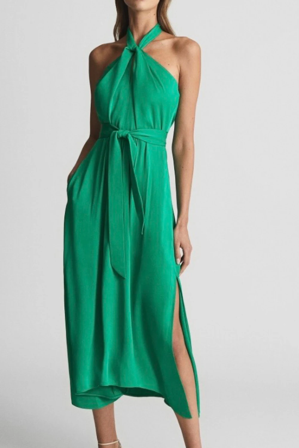 halter white mini dress Elisabet Neck Off The Countryside Poplin Tiered This garment fits true size:18 rose