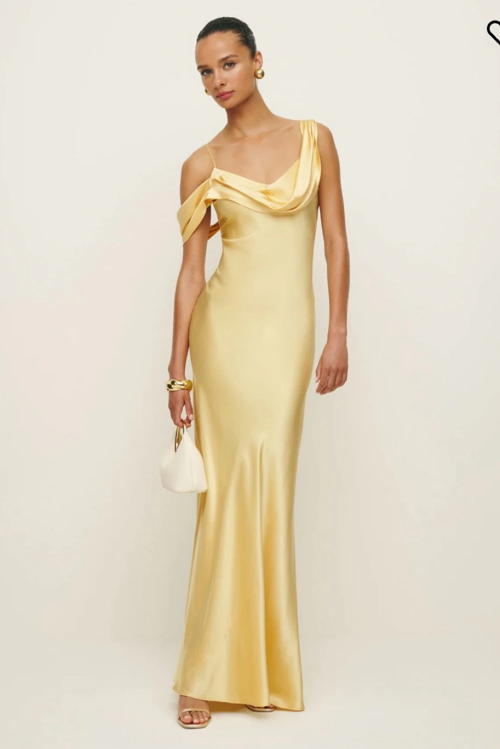 Rent Reformation Yellow Dress UK 8 | By Rotation UK