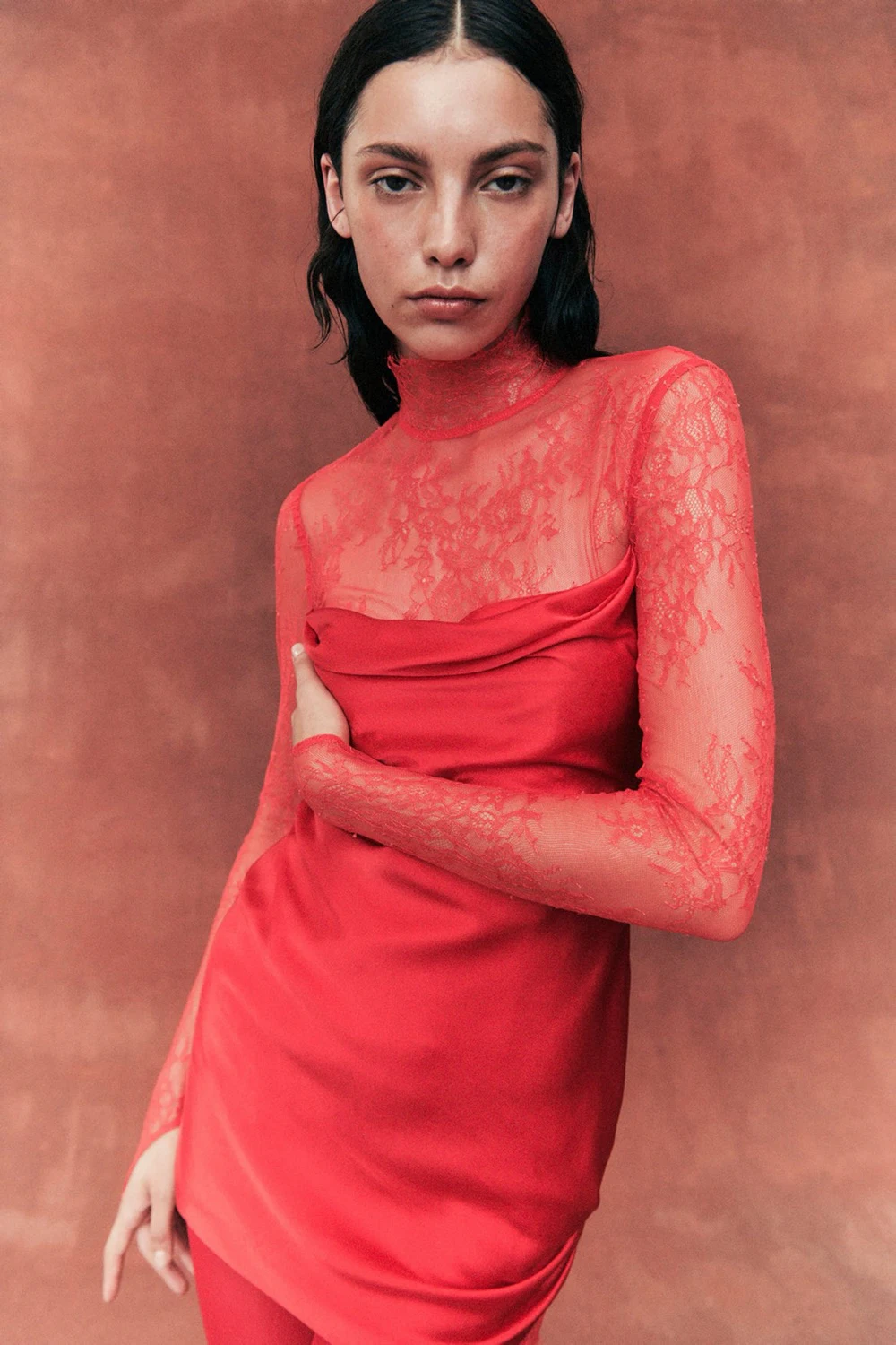Rent De La Vali Red Dress UK 12 | By Rotation UK