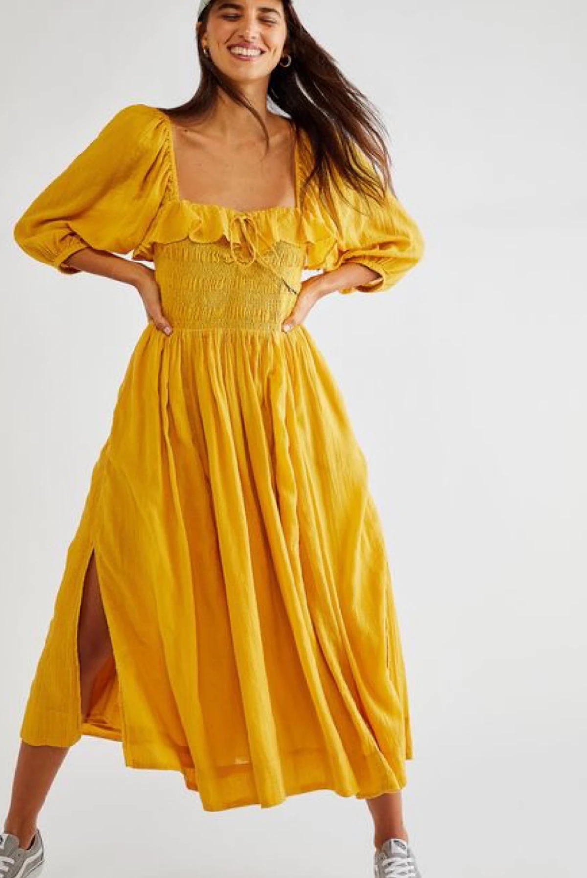 Rent Free People Yellow Dress UK 10 | By Rotation UK Rent Free People Yellow Dress UK 10 | By Rotation UK