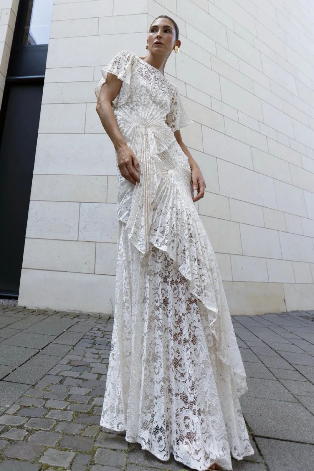 Rent Georgia Hardinge White Dress UK 8 | By Rotation UK