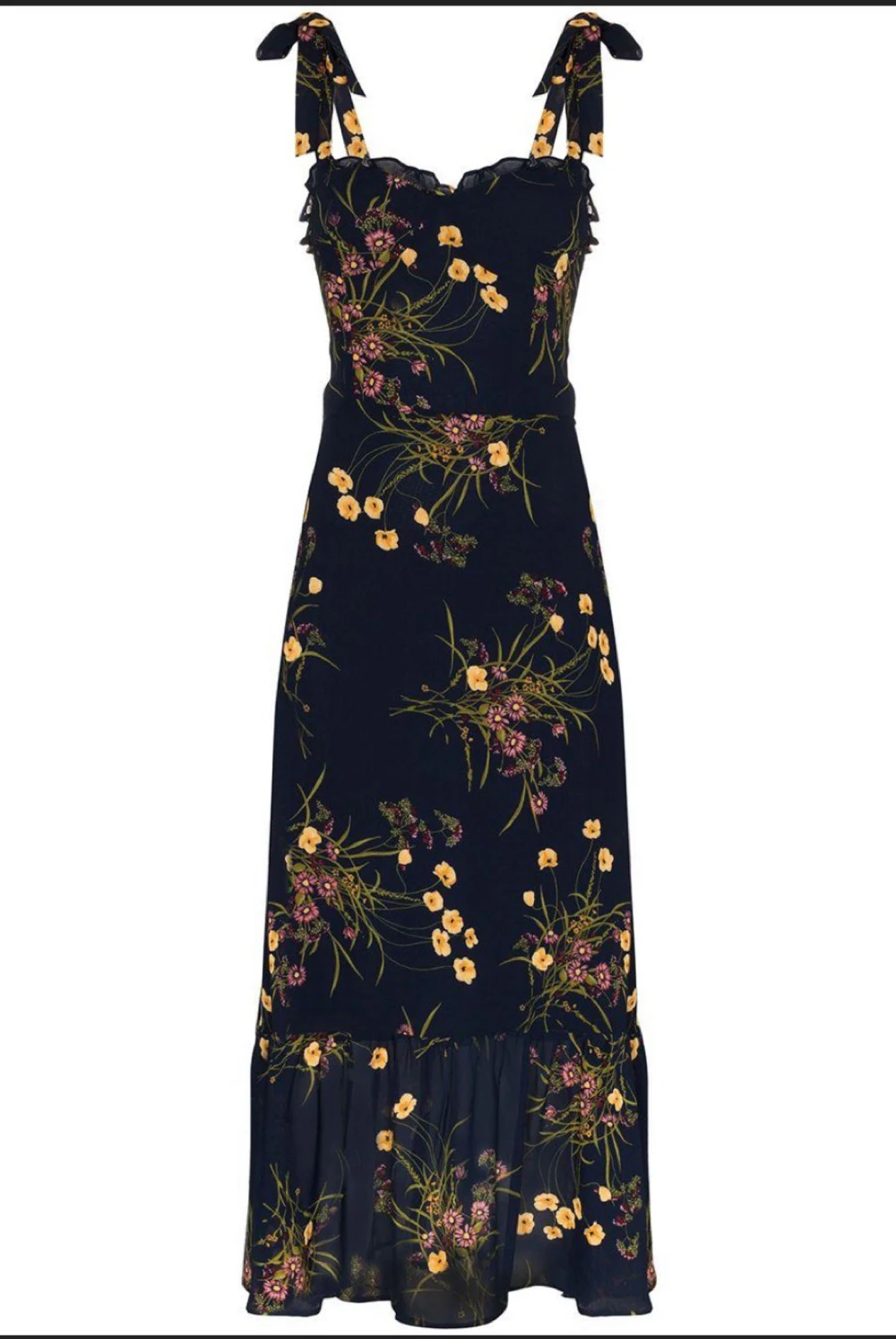 Rent Reformation Navy Dress UK 4 | By Rotation UK