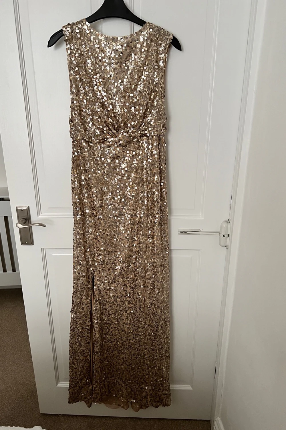 Rent Jenny Packham Gold Dress UK 10