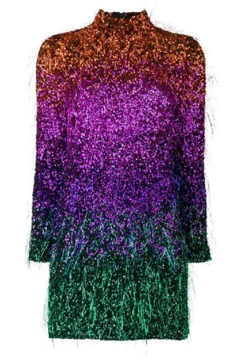 ashish tinsel sequin-embellished silk georgette dress Rent Ashish Multicolour Dress UK 10
