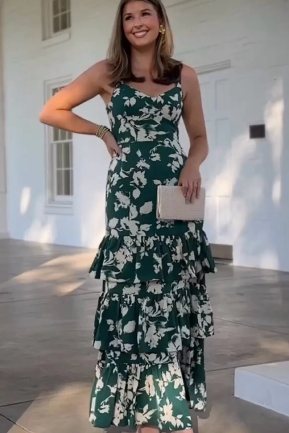 Rent Abercrombie & Fitch Green Dress UK 10 | By Rotation UK