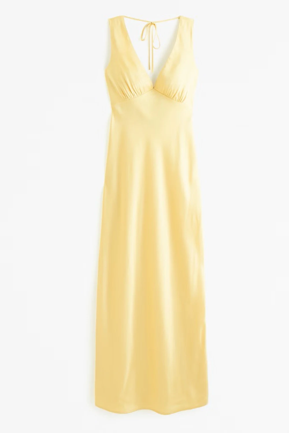 abercrombie yellow satin dress Rent Abercrombie & Fitch Yellow Dress UK 6