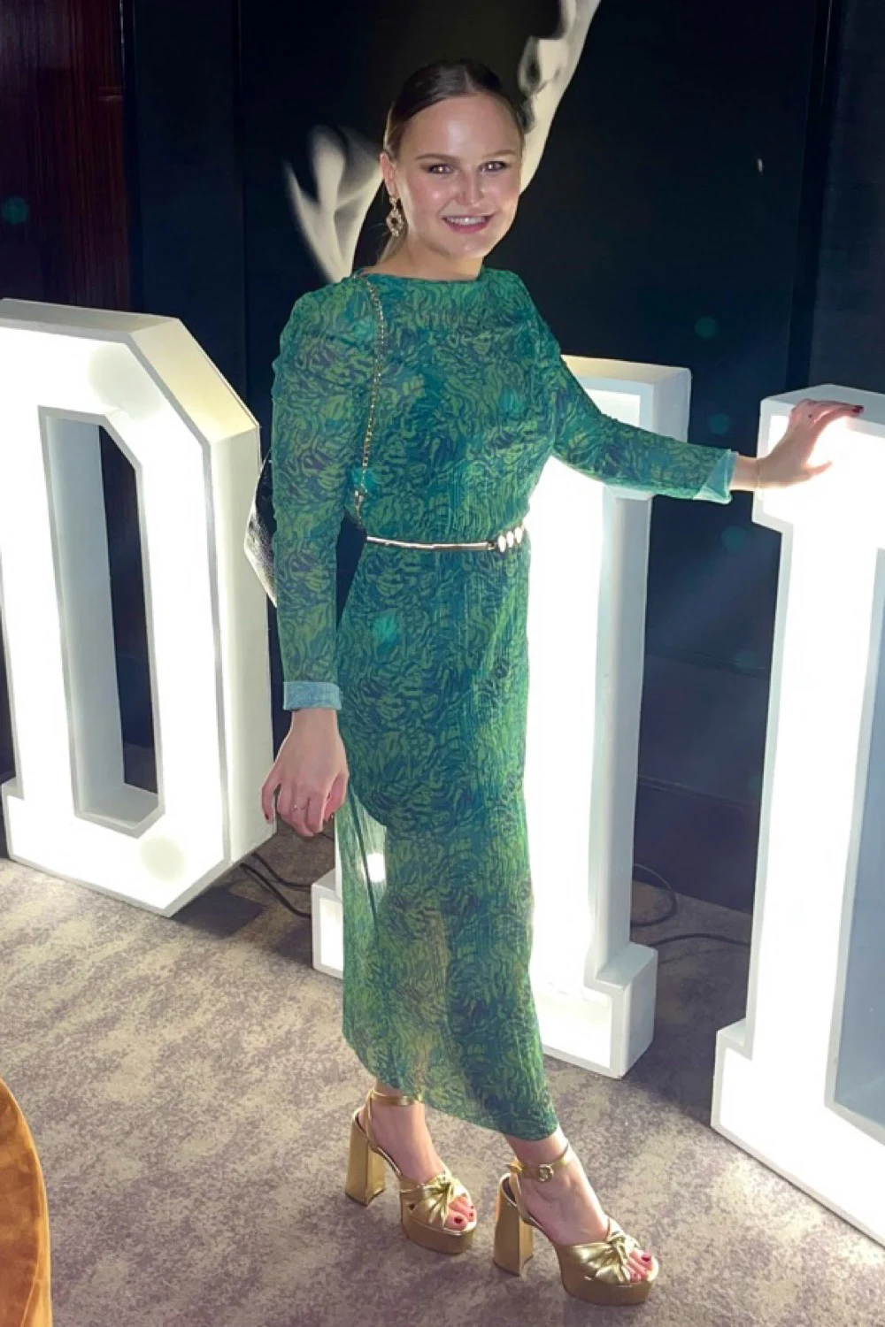 Rent & Other Stories Green Dress UK 8 | By Rotation UK