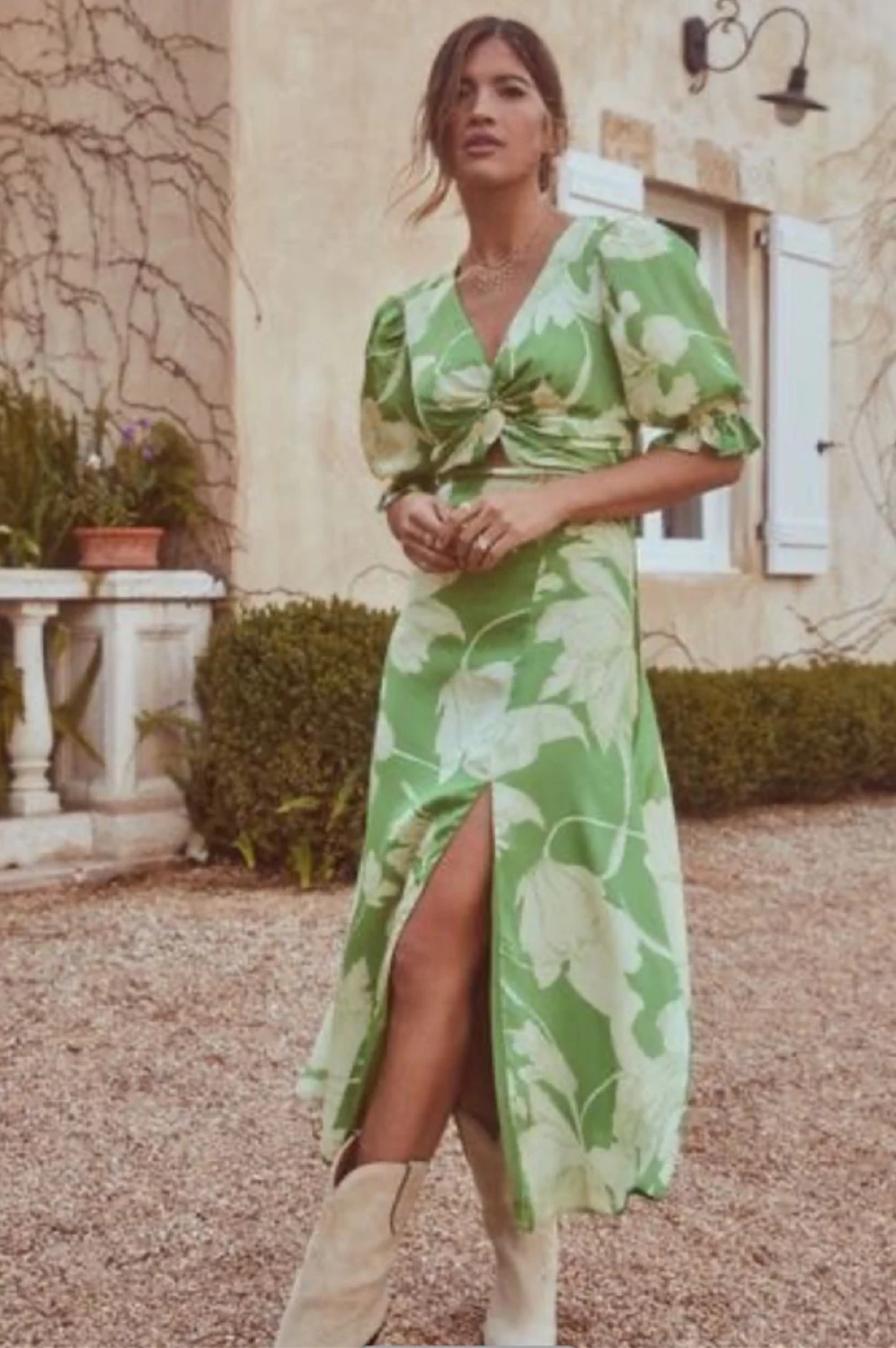 Rent Lipsy london Green Dress UK 10 | By Rotation UK