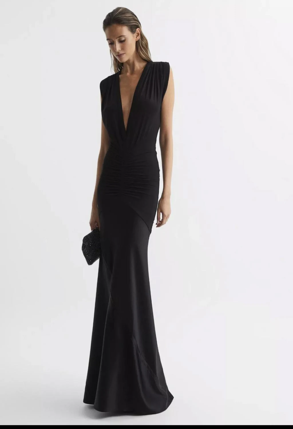 reiss black evening dresses Rent Reiss Black Dress UK 12