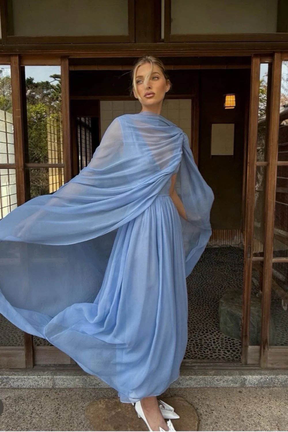 Rent Helsa Blue Dress UK 8