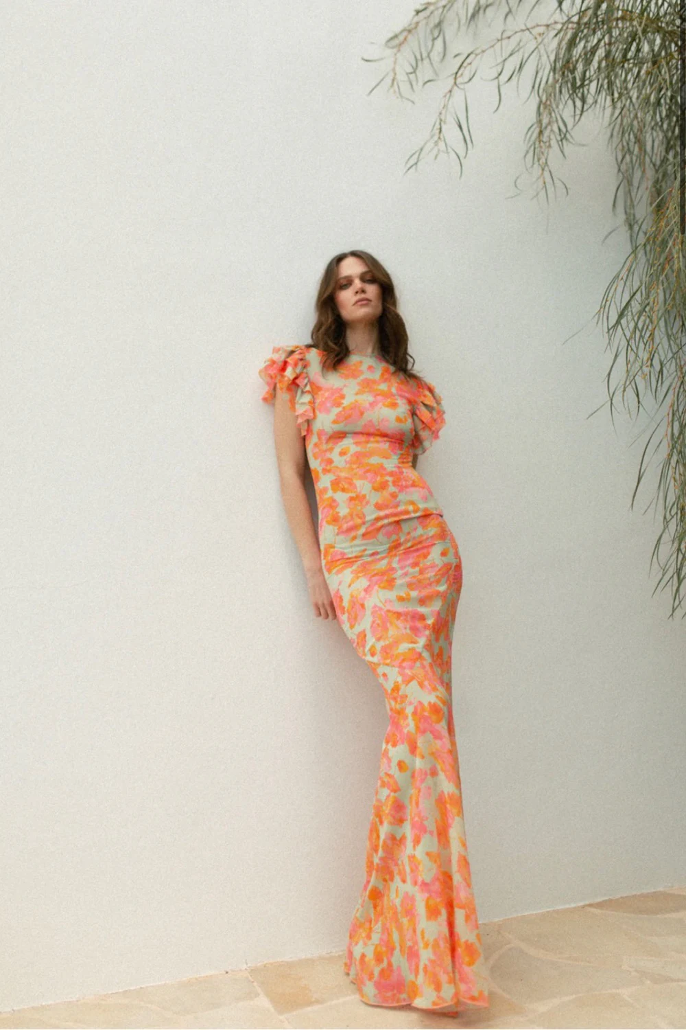 chinese dress ladies BOUGAINVILLEA MAXI DRESS IN SALVAJE ANIMAL PRINT CHIFFON – DE LA VALI  OFFICIAL main image 1