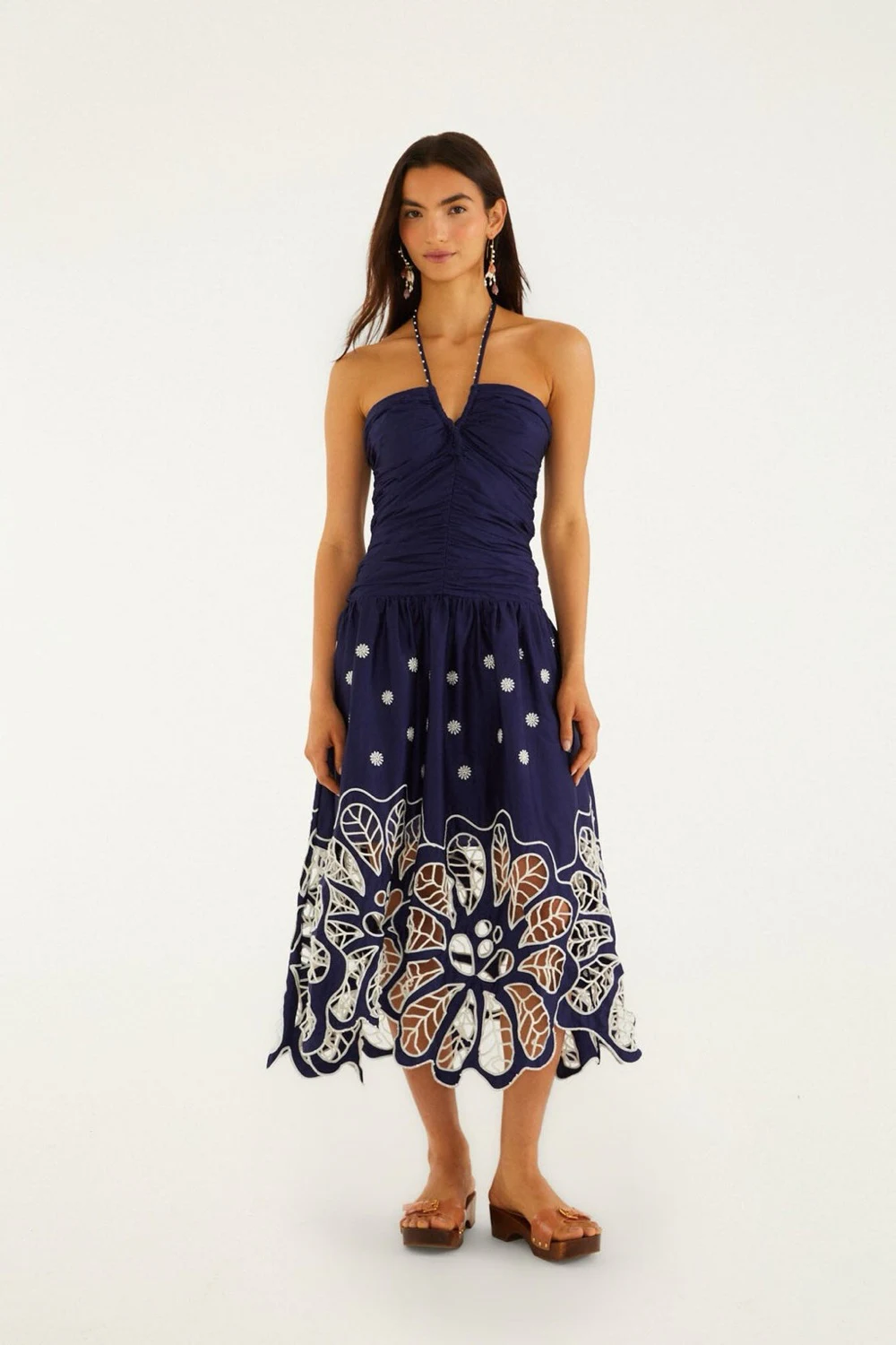 Rent Farm Rio Navy Dress UK 10 | By Rotation UK