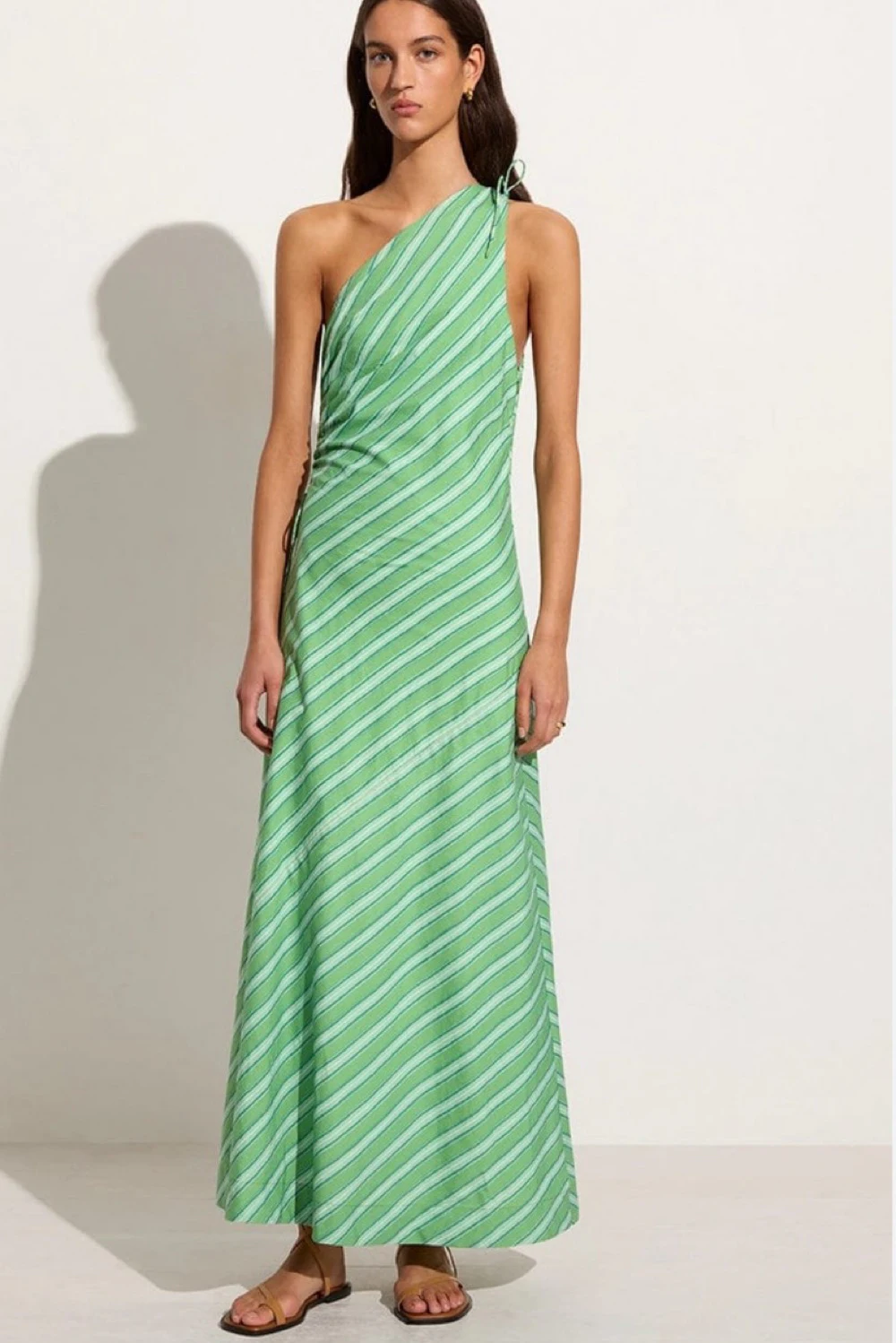 faithfull the brand green wrap dress Floral Faithfull Green Dress Faithfull The Brand Sumaia Sage Green Floral  Wrap Midi Dress