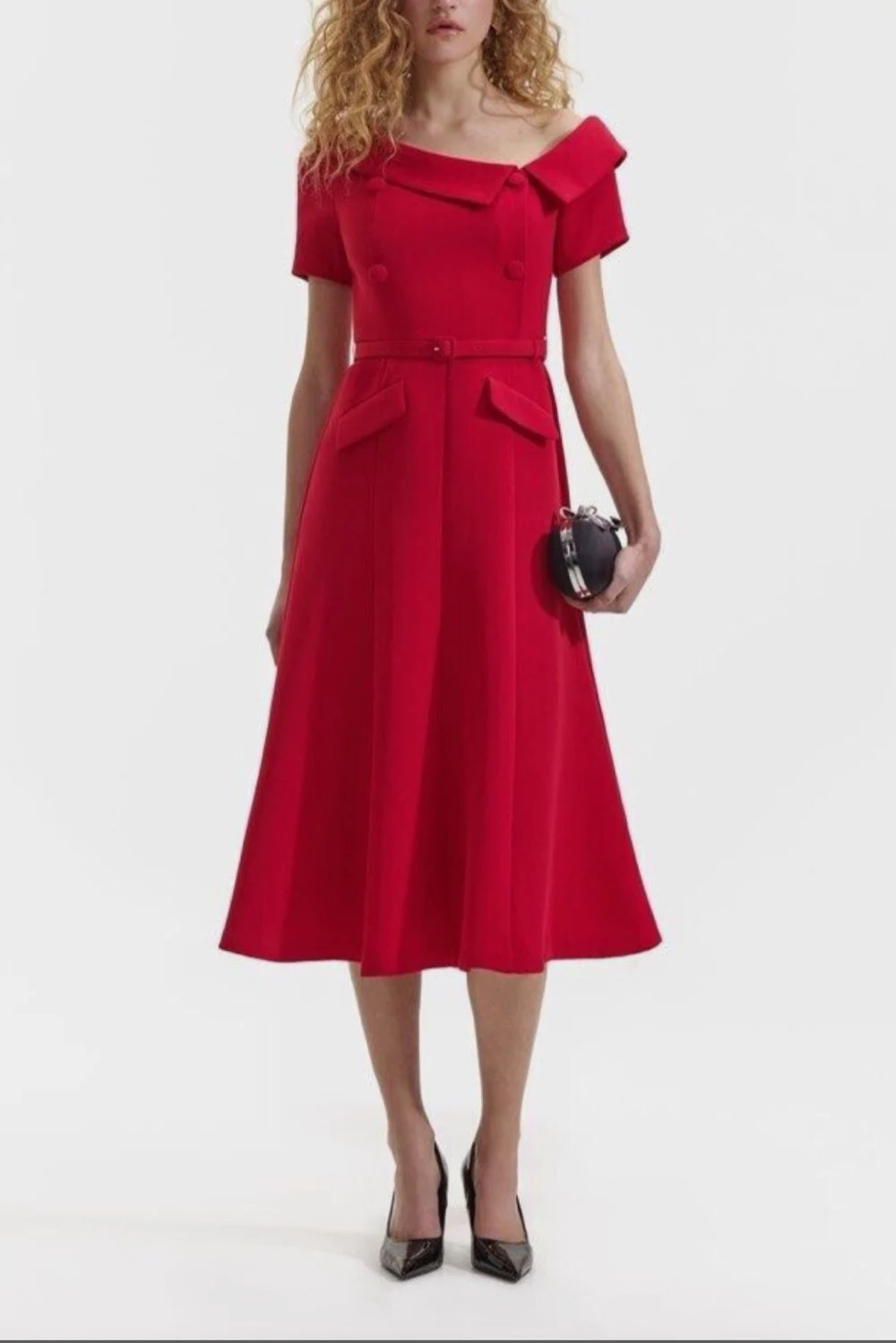 Rent Self-Portrait Red Dress UK 8 | By Rotation UK