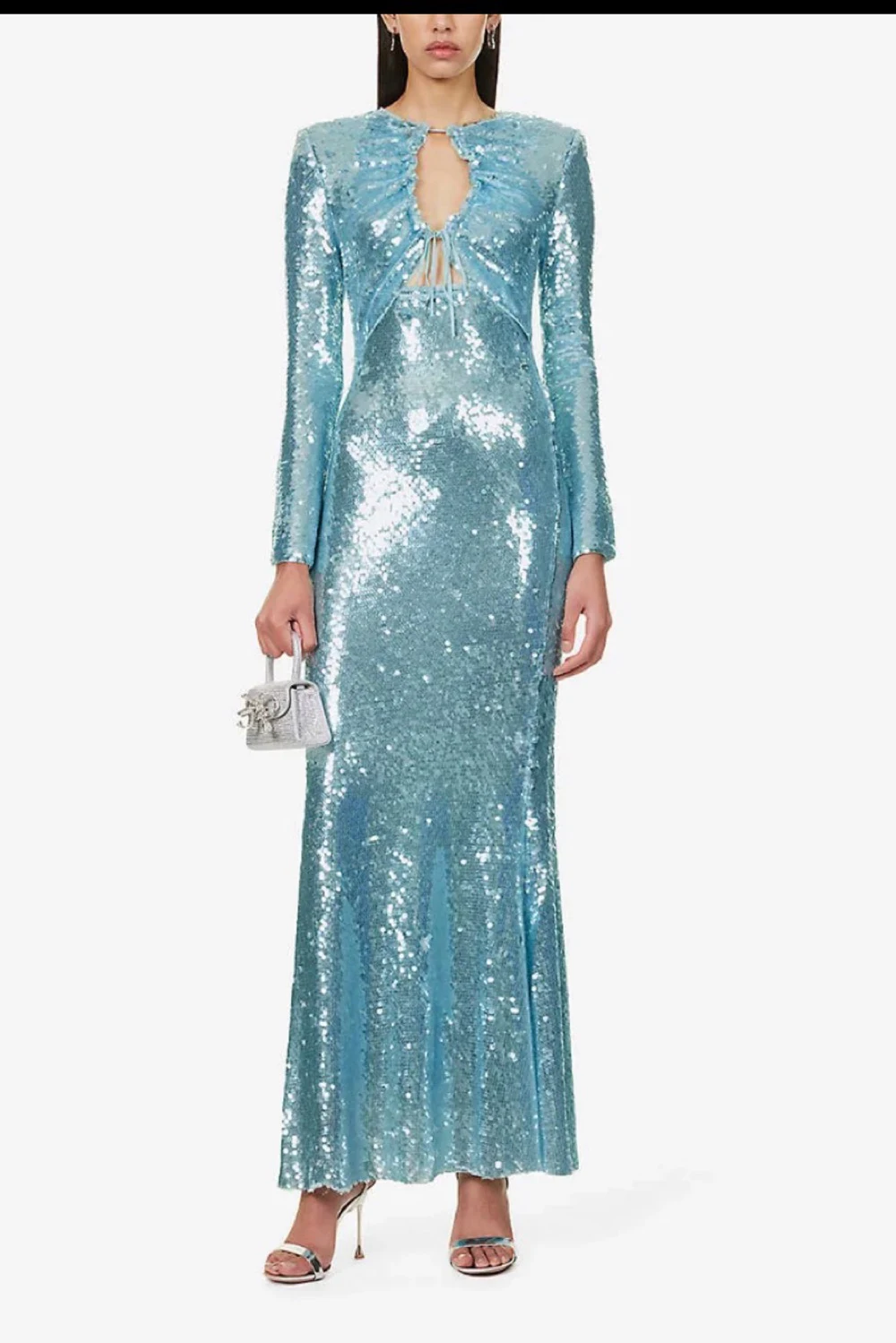 Rent Self-Portrait Blue Dress UK 12 | By Rotation UK