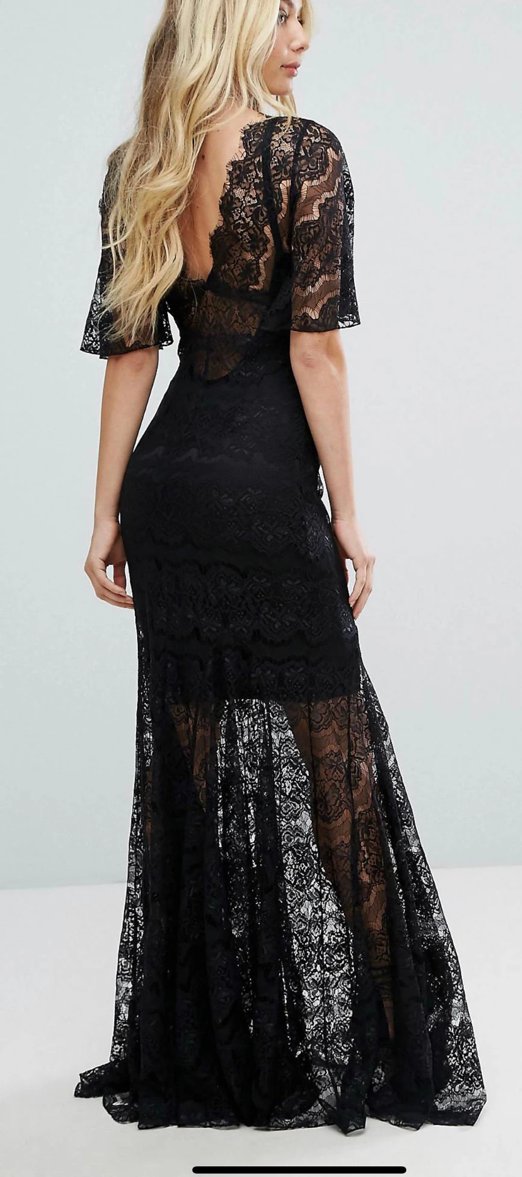 Rent Body Frock Black Dress UK 10 | By Rotation UK