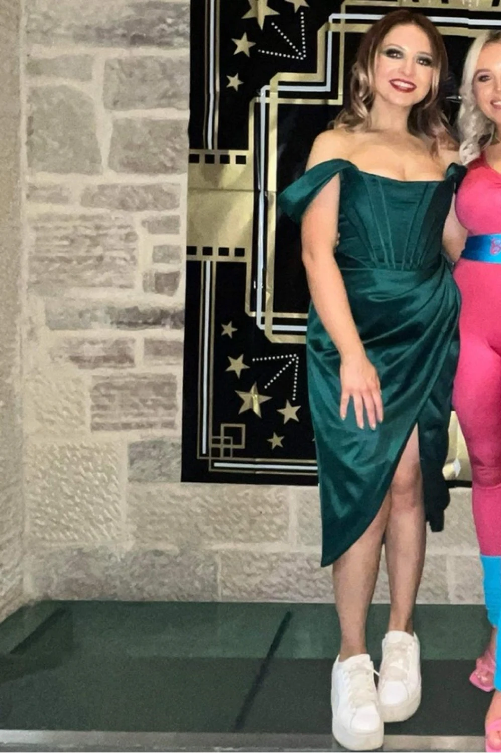 house of cb loretta dress green Rent UK 8 FAIREAH23