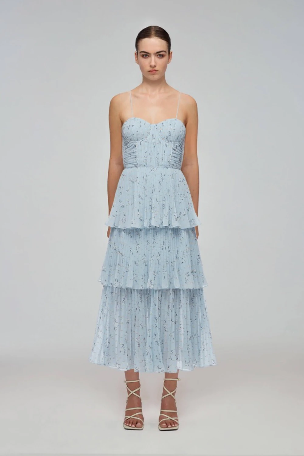 Rent Self-Portrait Blue Dress UK 10 | By Rotation UK