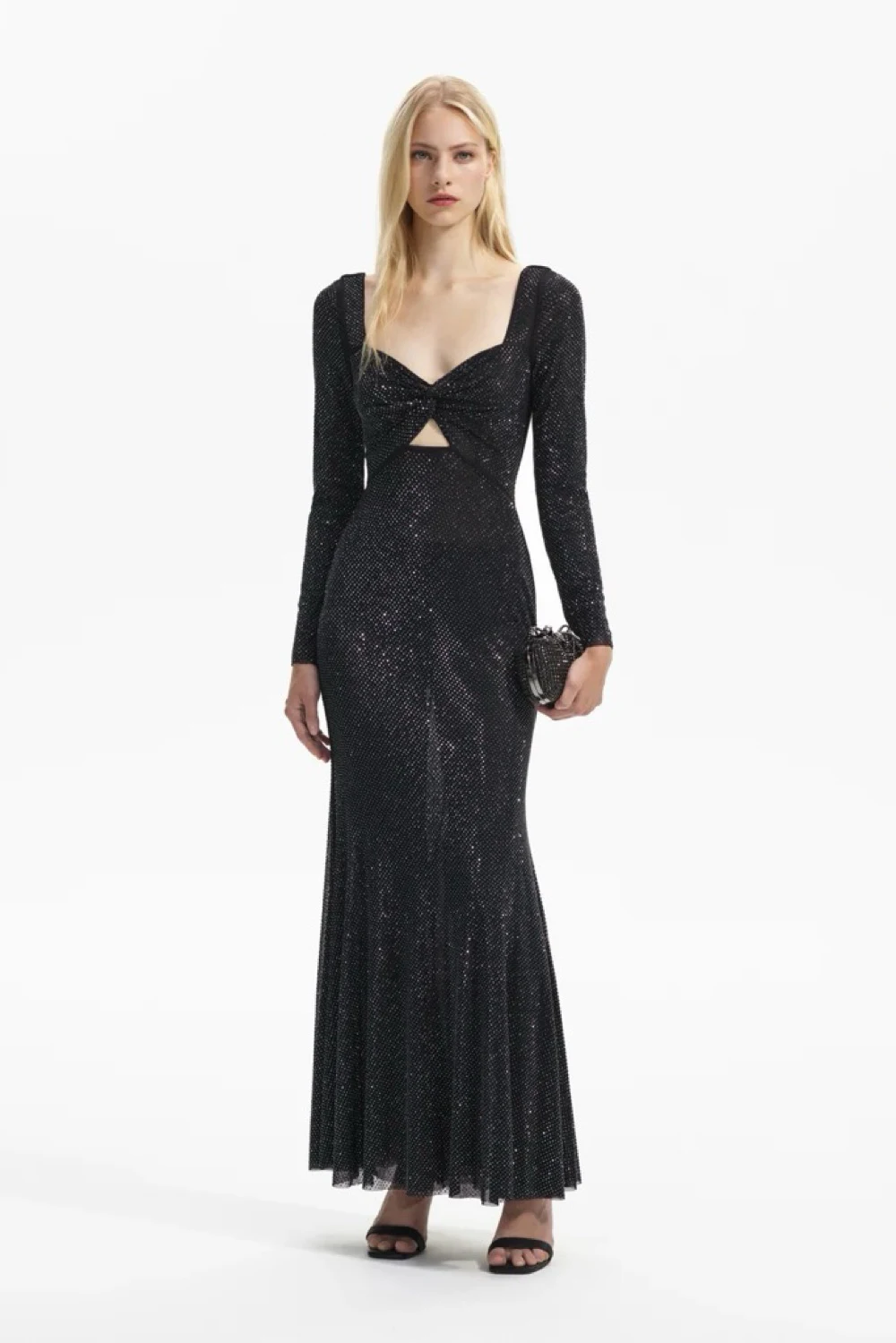 Rent Self-Portrait Black Dress UK 12 | By Rotation UK
