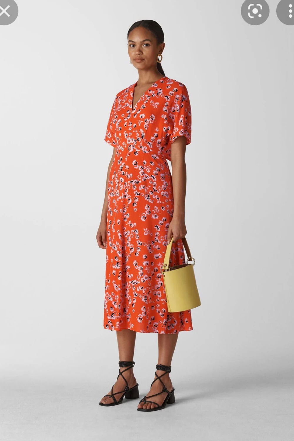 whistles orange dress Rent Whistles Orange Dress UK 6