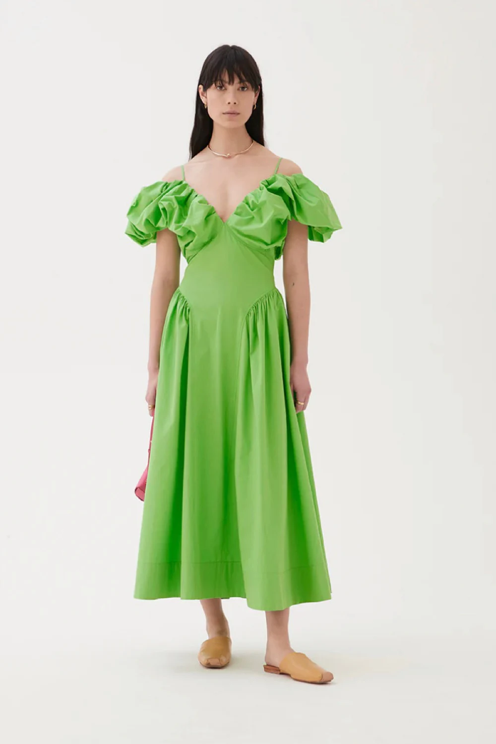 rejina pyo green dress Rejina Pyo Fall 2022 Ready-to-Wear Fashion Show