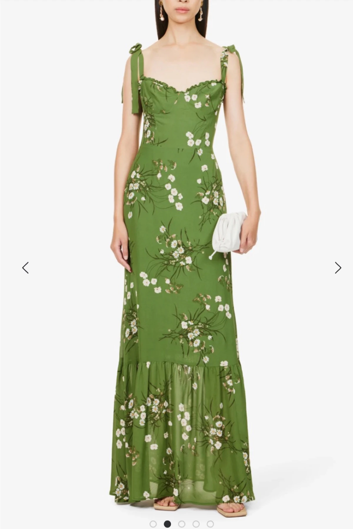 Rent Reformation Green Dress UK 10 | By Rotation UK Rent Reformation Green Dress UK 10 | By Rotation UK