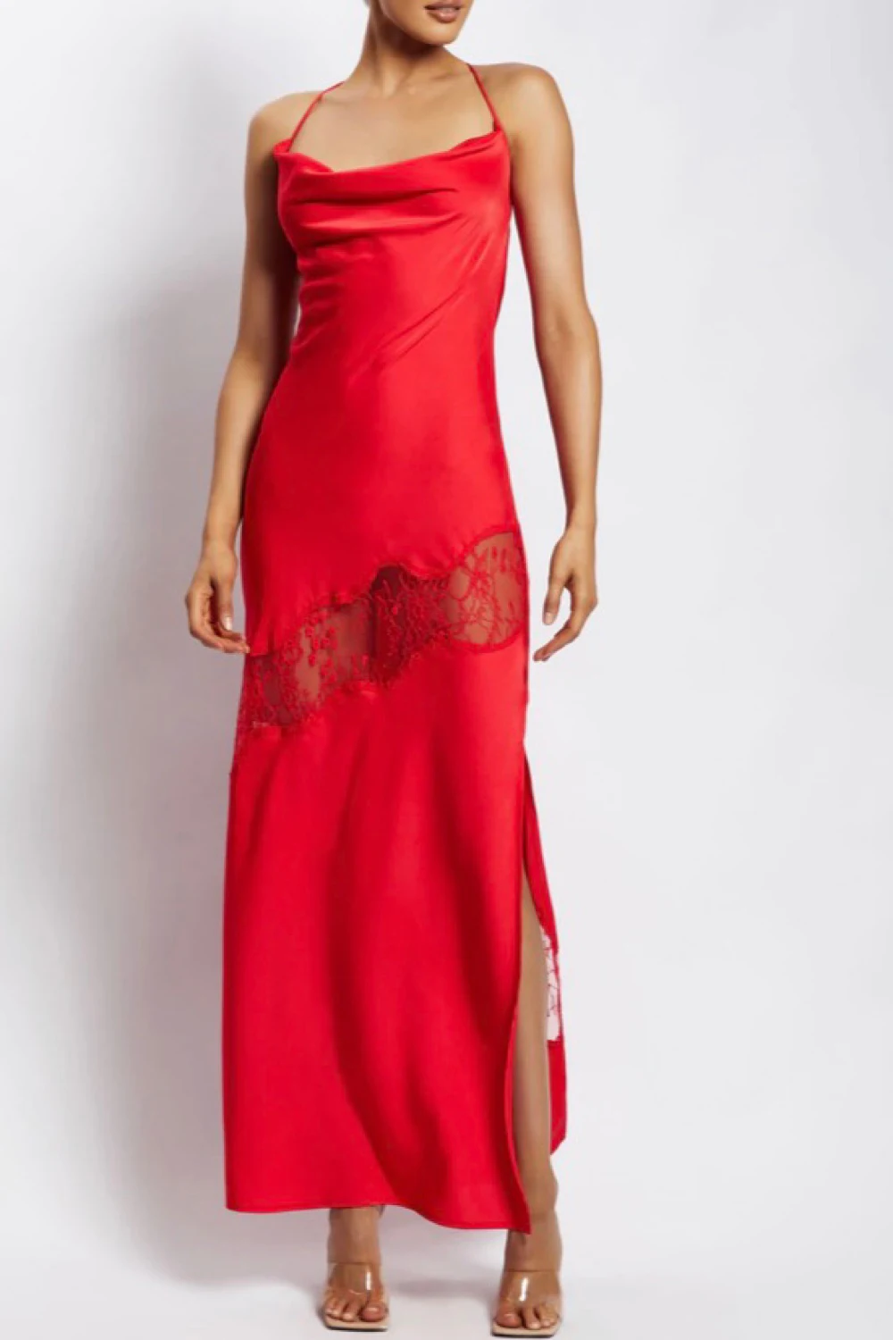 meshki red latex dress Rent Meshki Red Dress UK 10