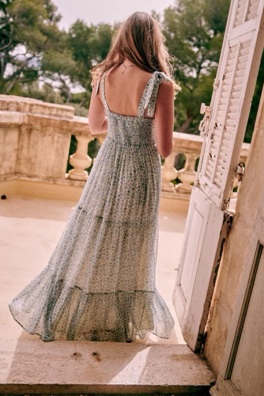 Rent Sezane Blue Dress UK 12 | By Rotation UK