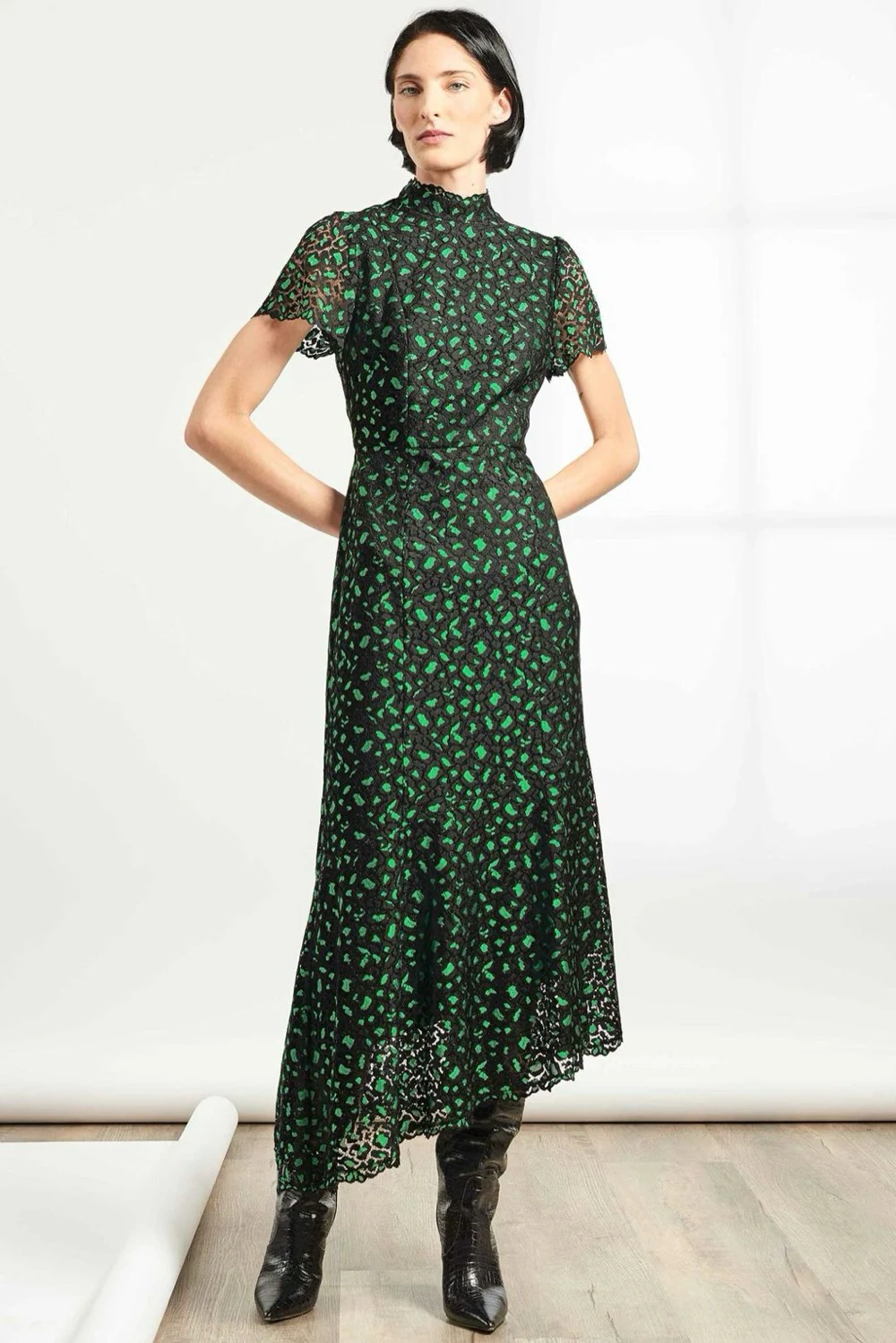 Rent Cefinn Green Dress UK 12 | By Rotation UK