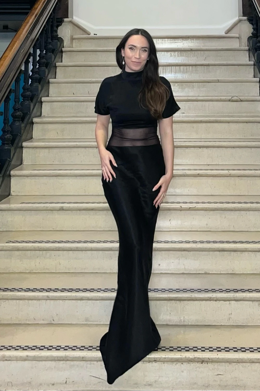 Rent Asandra Studios Black Dress UK 10 | By Rotation UK