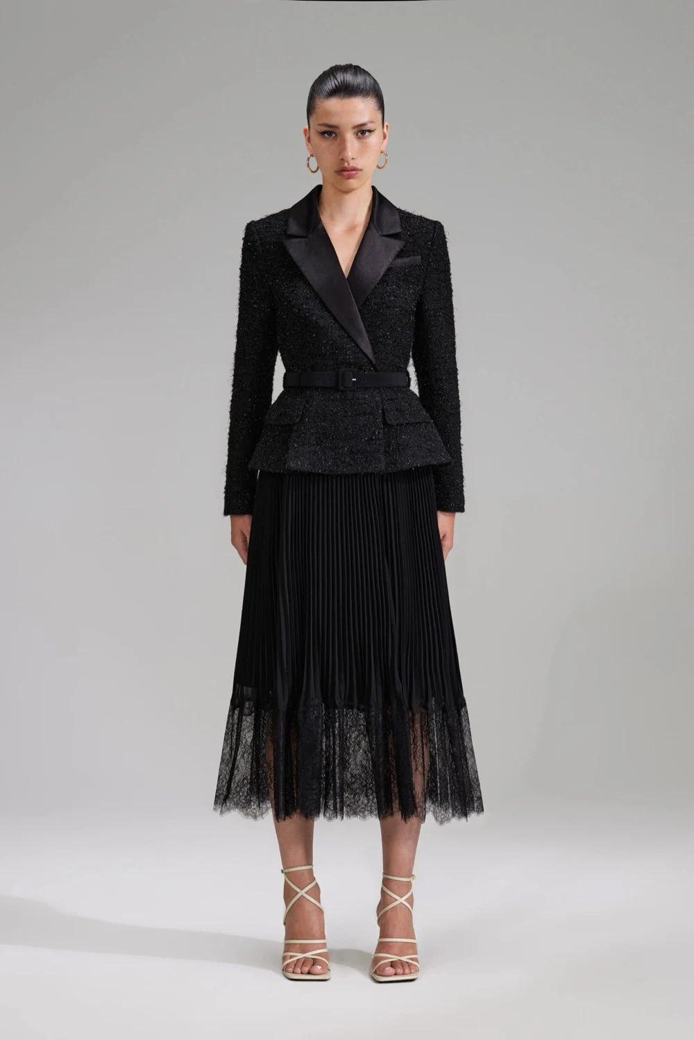 Rent Self-Portrait Black Dress UK 8 | By Rotation UK