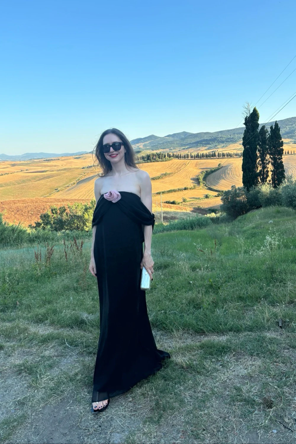black a frame dress Bernadette main image 1