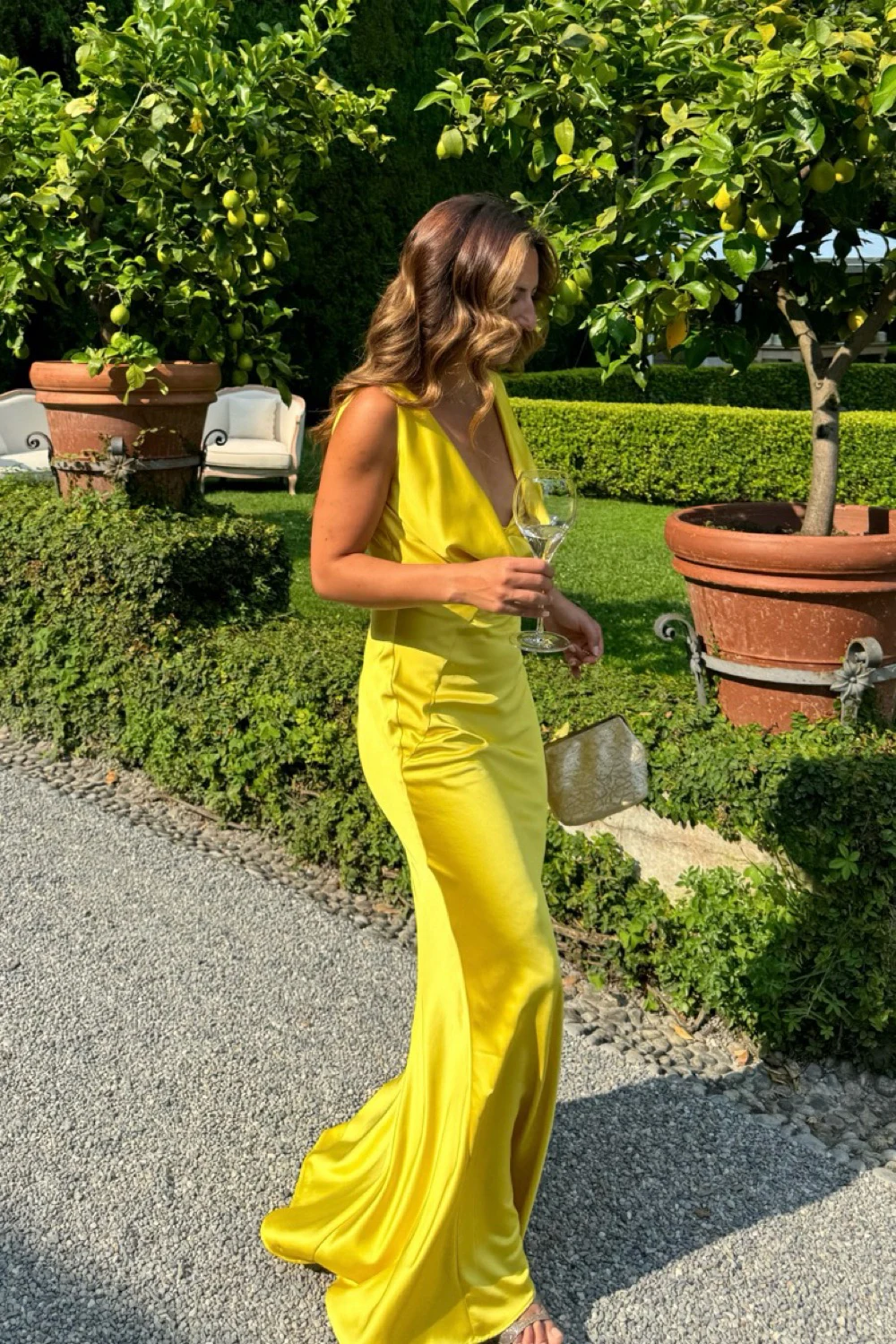 pinko yellow dress Dress Giallo Pinko
