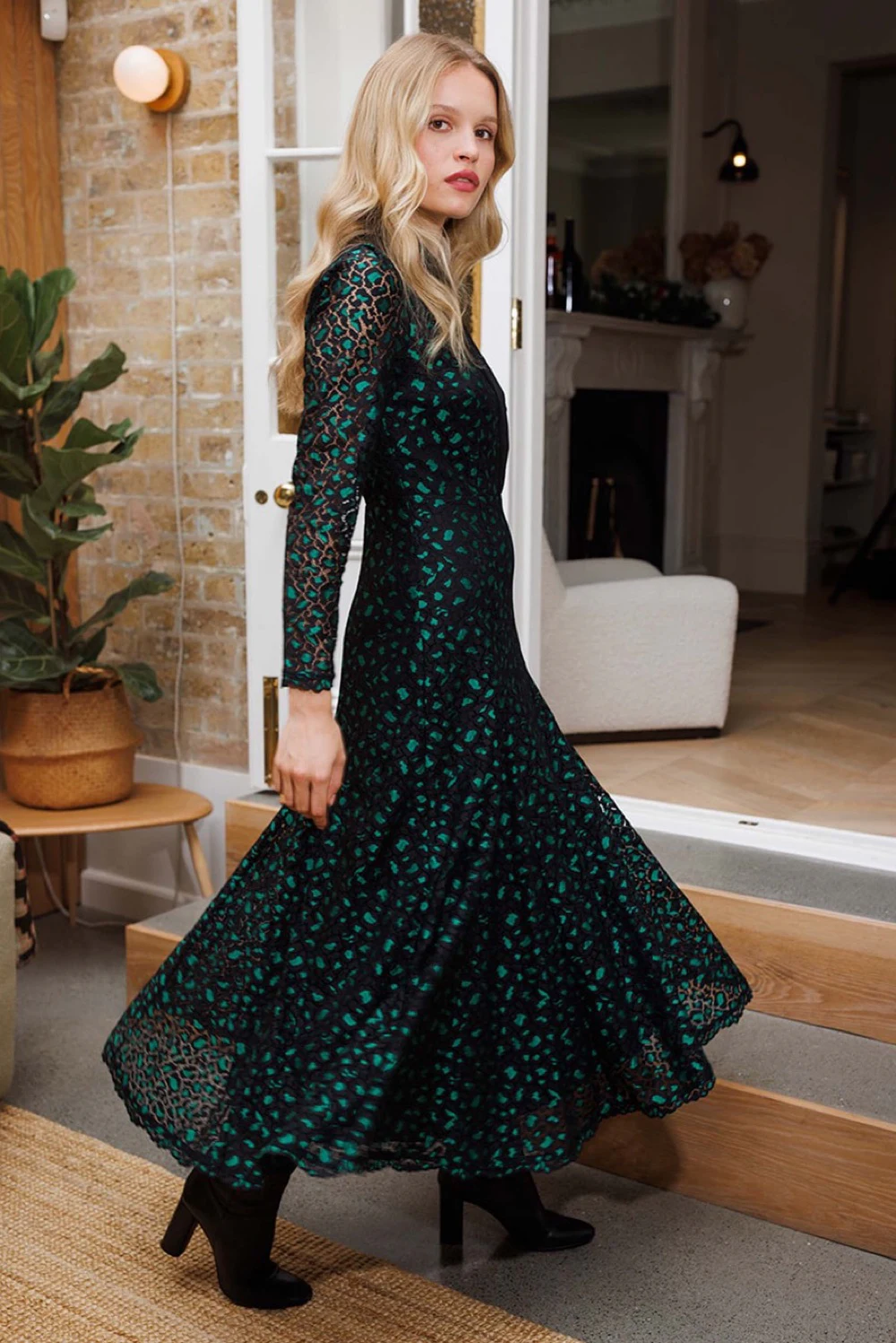 Second-Hand Cefinn Green Dress UK 14 | By Rotation UK