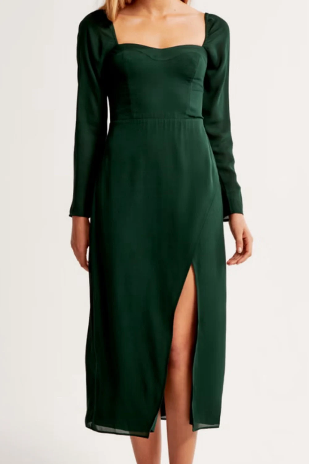 廃盤新品未使用Abercrombie & Fitch GREEN Rent Abercrombie & Fitch Green Dress UK 14 | By Rotation UK