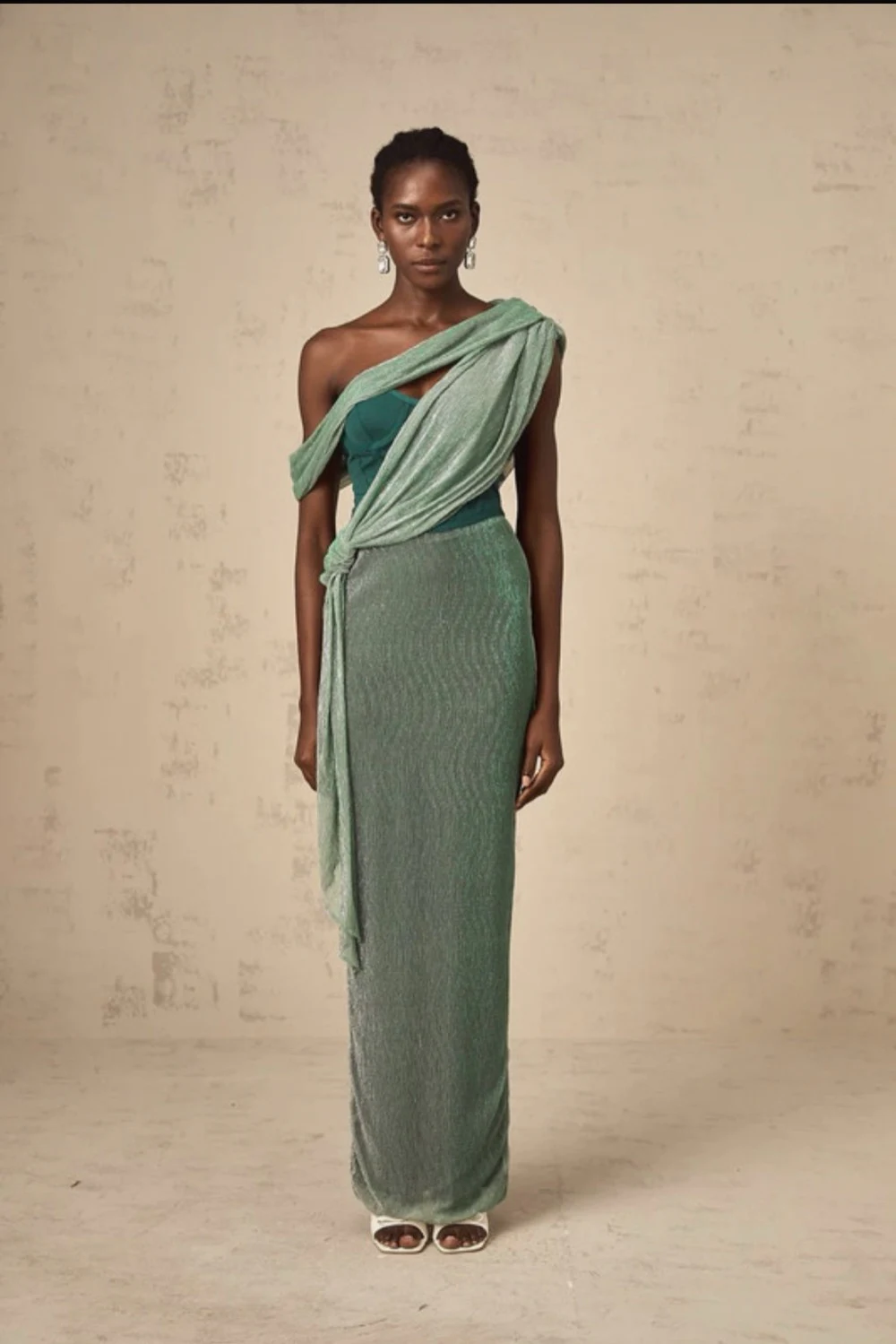 Rent Miss Rosier Green Dress UK 12 | By Rotation UK