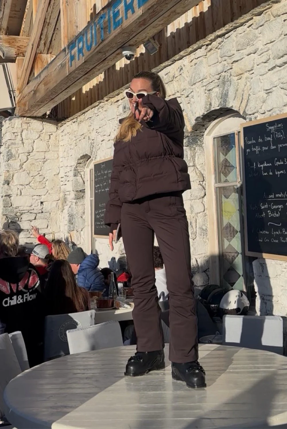 Rent Oysho Ski Brown Jacket UK 10 | By Rotation UK