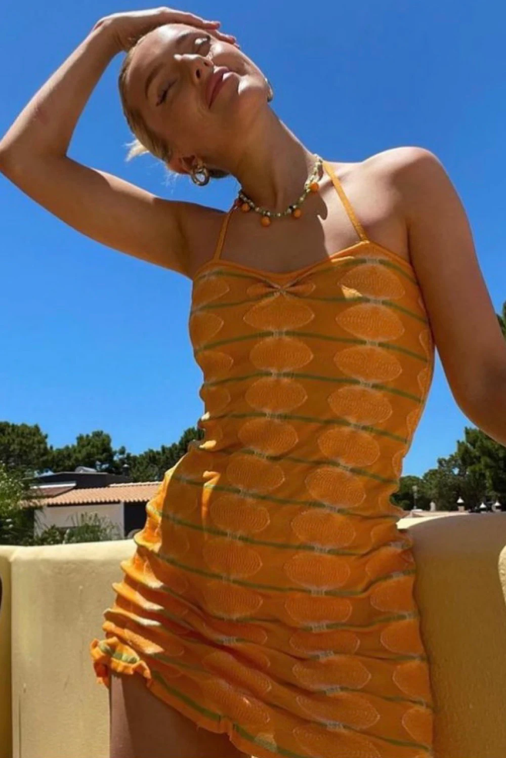 gimaguas orange dress Gimaguas