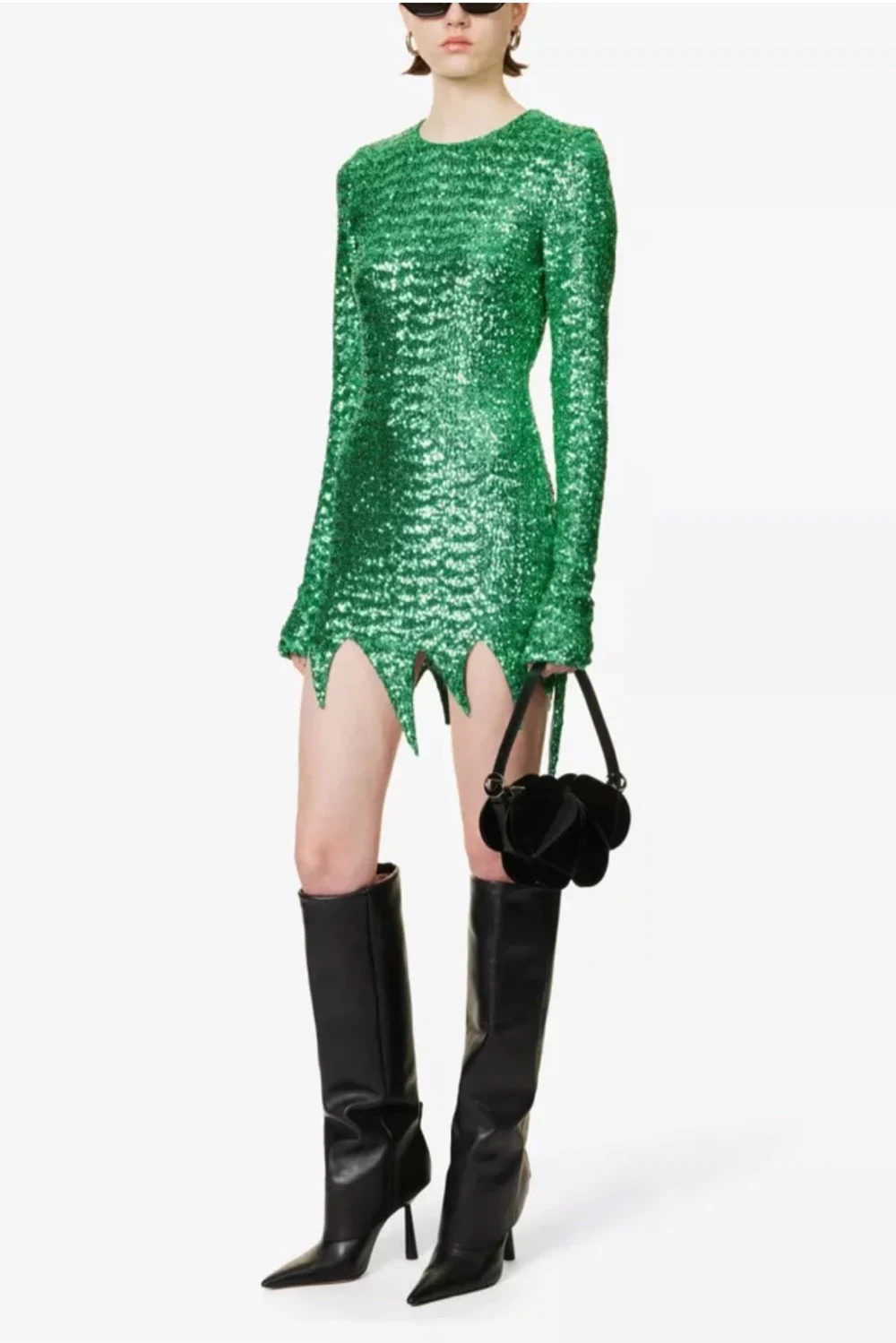 Rent The Attico Green Dress UK 10 | By Rotation UK